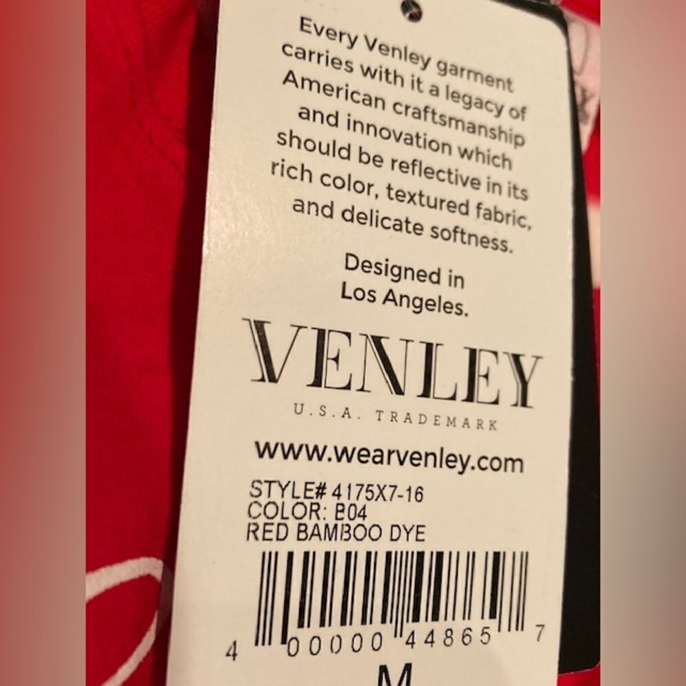 NEW Adult Colonial Williamsburg Red Muscle Tee Tank Top by Venley, Size M - Picture 5 of 10
